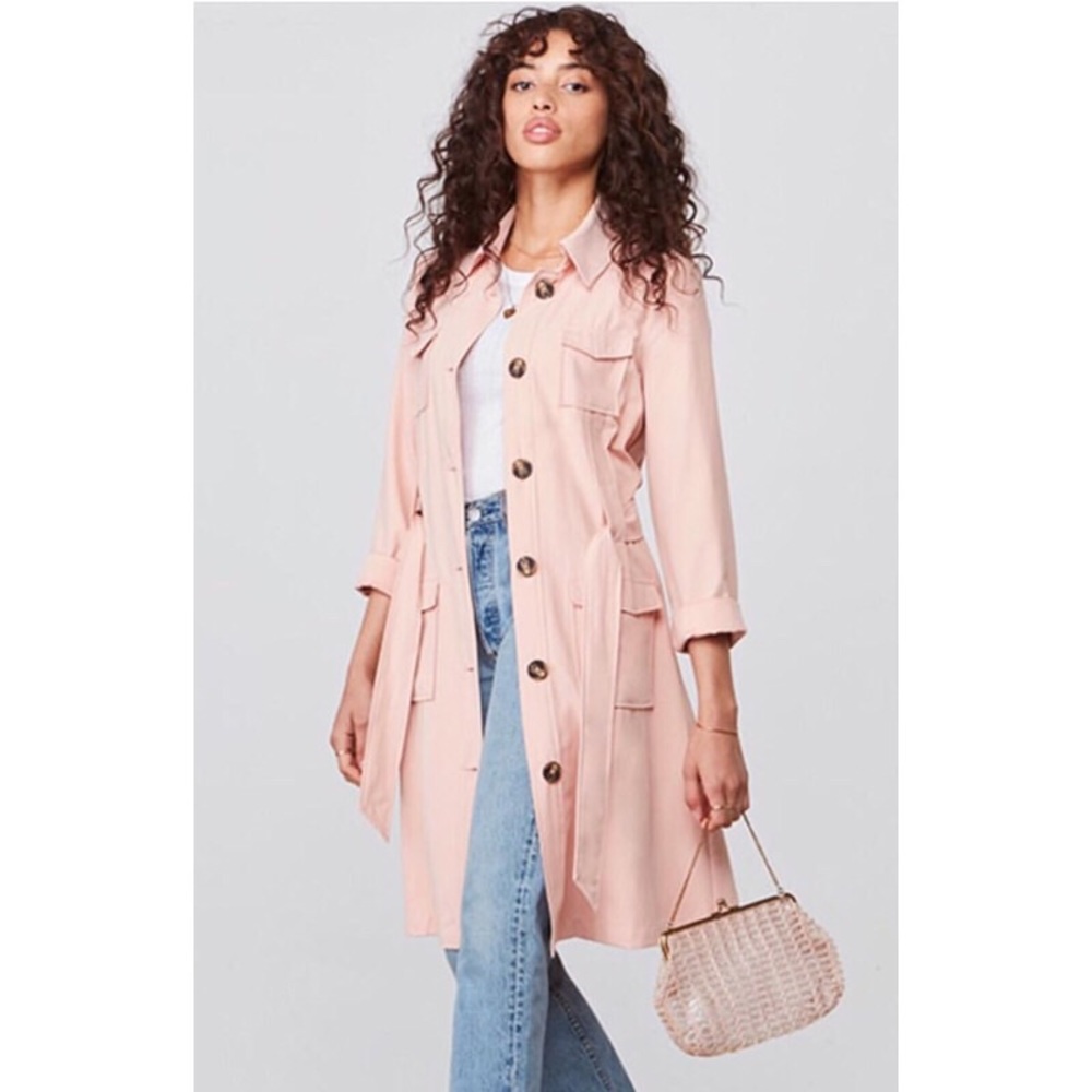 Jack by BB Dakota • blush trench coat •